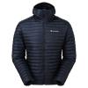 ALPINE 850 NANO HOODIE-ECLIPSE BLUE-M pánská bunda modrá