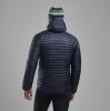 ALPINE 850 NANO HOODIE-ECLIPSE BLUE-M pánská bunda modrá