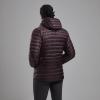 ANTI-FREEZE HOODIE-DARK GARNET-L pánská bunda hnědofialová