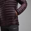 ANTI-FREEZE HOODIE-DARK GARNET-XXL pánská bunda hnědofialová