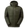 ANTI-FREEZE HOODIE-OAK GREEN-S pánská bunda zelená