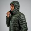 ANTI-FREEZE HOODIE-OAK GREEN-L pánská bunda zelená