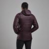 ANTI-FREEZE LITE HOODIE-DARK GARNET-XXL pánská bunda hnědofialová