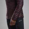 ANTI-FREEZE LITE HOODIE-DARK GARNET-M pánská bunda hnědofialová