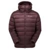 ANTI-FREEZE XT HOODIE-DARK GARNET-M pánská bunda hnědofialová