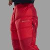 APEX 8000 DOWN SALOPETTES-ADRENALINE RED-M unisex kalhoty červené