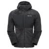 CALDUS XT HOODIE-MIDNIGHT GREY-L pánská bunda tmavě šedá