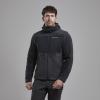 CALDUS XT HOODIE-MIDNIGHT GREY-S pánská bunda tmavě šedá