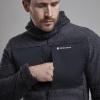 CALDUS XT HOODIE-MIDNIGHT GREY-XXL pánská bunda tmavě šedá