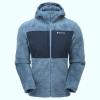 CALDUS XT HOODIE-STONE BLUE-XXL pánská bunda šedomodrá