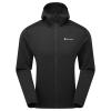 FURY LITE HOODIE-BLACK-S pánská mikina černá