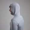 FURY LITE HOODIE-PEBBLE BLUE-XL pánská mikina modrošedá