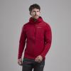 FURY XT HOODIE-ACER RED-S pánská mikina tmavě červená