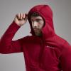 FURY XT HOODIE-ACER RED-S pánská mikina tmavě červená