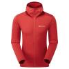 PROTIUM HOODIE-ACER RED-M pánská mikina tmavě červená