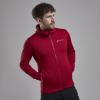 PROTIUM HOODIE-ACER RED-L pánská mikina tmavě červená