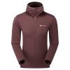 PROTIUM HOODIE-DARK GARNET-XXL pánská mikina hnědofialová