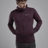 PROTIUM HOODIE-DARK GARNET-XXL pánská mikina hnědofialová