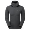 PROTIUM HOODIE-MIDNIGHT GREY-XXXL pánská mikina tmavě šedá