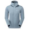 PROTIUM HOODIE-STONE BLUE-S pánská mikina šedomodrá