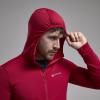 PROTIUM LITE HOODIE-ACER RED-L pánská mikina tmavě červená