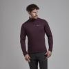 PROTIUM PULL-ON-DARK GARNET-XXL pánská mikina hnědofialová