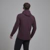 PROTIUM XT HOODIE-DARK GARNET-M pánská mikina hnědofialová