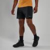 SLIPSTREAM TWIN SKIN SHORTS-BLACK-XL pánské kraťasy černé