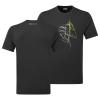 ABSTRACT MOUNTAIN T-SHIRT-MIDNIGHT GREY-M pánské triko tmavě šedé