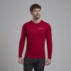 DART LITE LONG SLEEVE T-SHIRT-ACER RED-XS pánské triko dlouhý ruk. tmavě červené