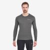 DART LITE LONG SLEEVE T-SHIRT-SLATE-XL pánské triko dlouhý ruk. šedé