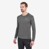 DART LITE LONG SLEEVE T-SHIRT-SLATE-XXL pánské triko dlouhý ruk. šedé