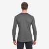 DART LITE LONG SLEEVE T-SHIRT-SLATE-M pánské triko dlouhý ruk. šedé