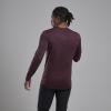 DART LONG SLEEVE T-SHIRT-DARK GARNET-XS pánské triko dlouhý ruk. hnědofialové