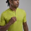 DART NANO ZIP T-SHIRT-CITRUS SPRING-XS pánské triko žlutozelené