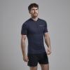 DART NANO ZIP T-SHIRT-ECLIPSE BLUE-L pánské triko modré