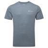 DART T-SHIRT-STONE BLUE-XL pánské triko šedomodré