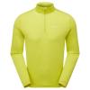 DART ZIP NECK-CITRUS SPRING-XXL pánské triko dlouhý ruk. žlutozelené