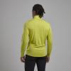 DART ZIP NECK-CITRUS SPRING-XXL pánské triko dlouhý ruk. žlutozelené