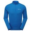 DART ZIP NECK-NEPTUNE BLUE-XXXL pánské triko dlouhý ruk. modré