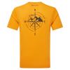 IMPACT COMPASS TEE-FLAME ORANGE-XXL pánské tričko žlutooranžové