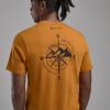 IMPACT COMPASS TEE-FLAME ORANGE-XXL pánské tričko žlutooranžové