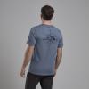 IMPACT COMPASS TEE-STONE BLUE-XS pánské tričko šedomodré