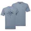 IMPACT COMPASS TEE-STONE BLUE-XL pánské tričko šedomodré