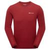 MALLI LONG SLEEVE T SHIRT-DARK MAPLE-M pánské triko tmavě červené