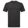 MONTANE MONO LOGO T-SHIRT-MIDNIGHT GREY-XS pánské tričko tmavě šedé