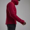 WINDJAMMER XPD HOODIE-ACER RED-L pánská bunda tmavě červená