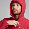 FIREBALL HOODIE-ACER RED-M pánská bunda tmavě červená