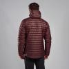 ICARUS HOODIE-DARK GARNET-M pánská bunda hnědofialová