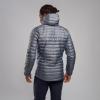 ICARUS LITE HOODIE-STONE BLUE-S pánská bunda šedomodrá